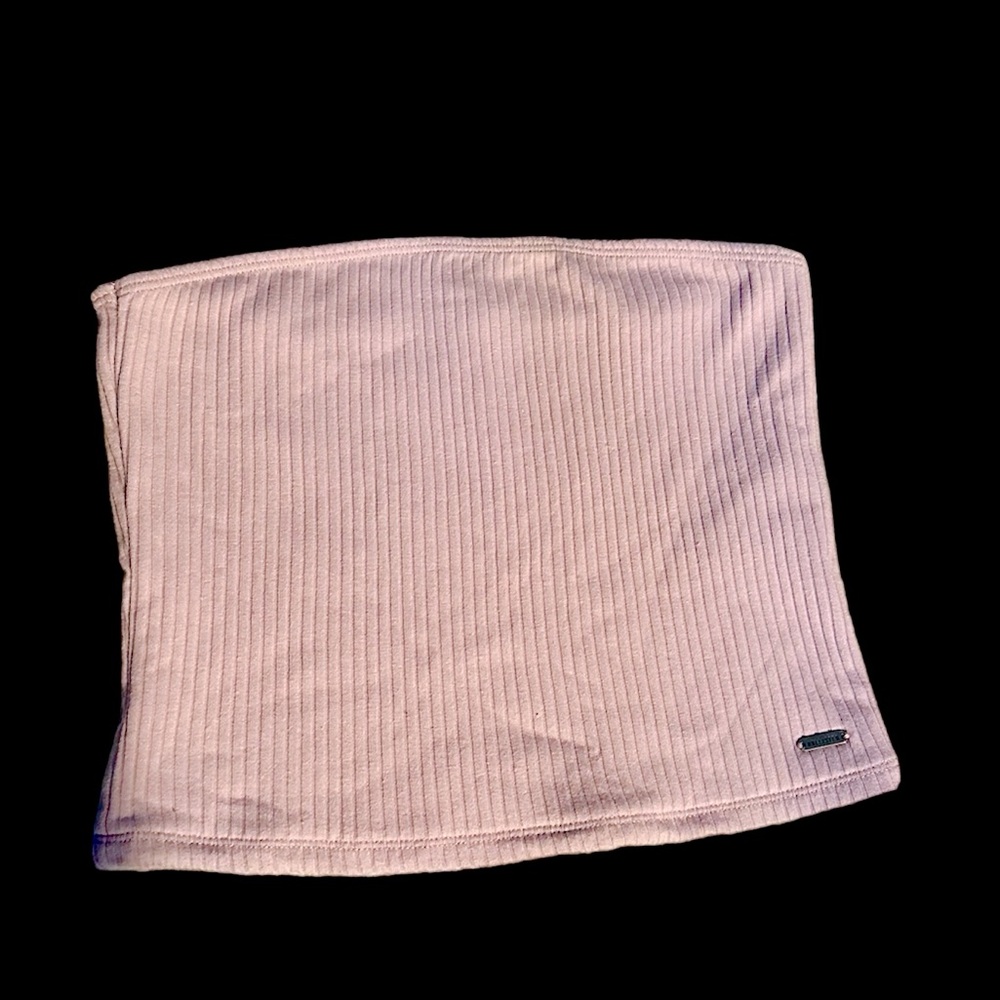 Hollister Lavender Ribbed Tube Top Size Medium